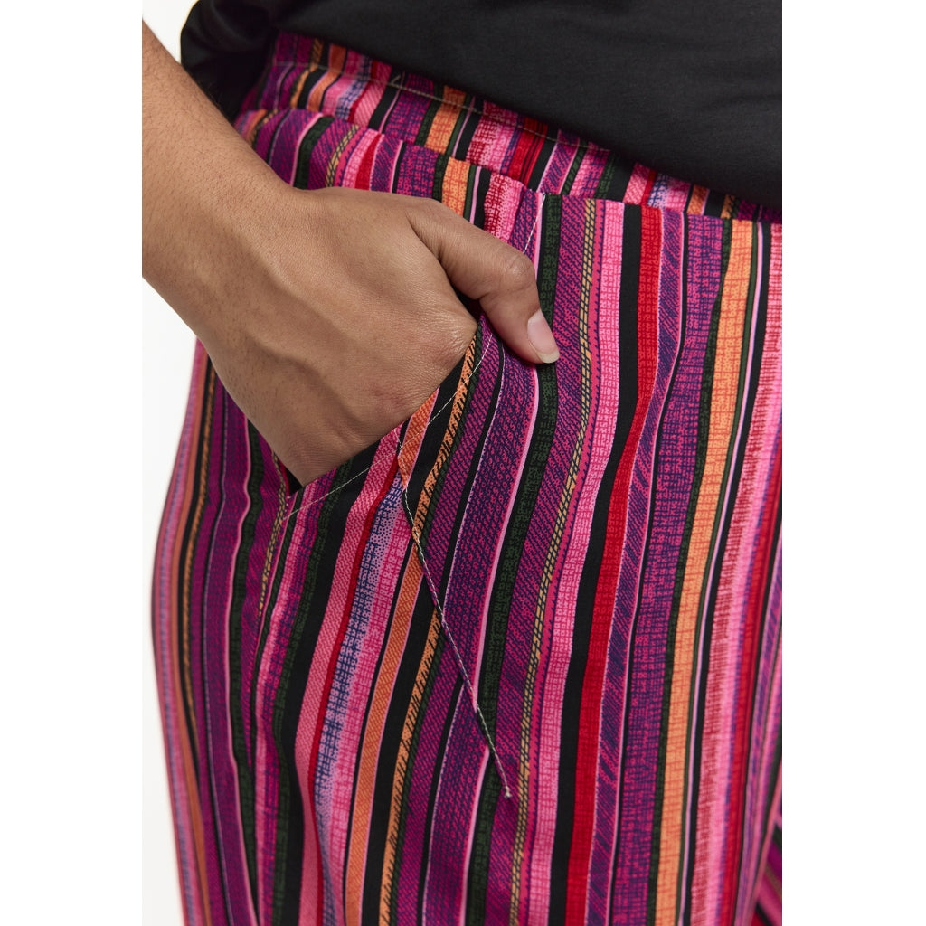 Studio SHolga Trousers Trousers Pink Stripes