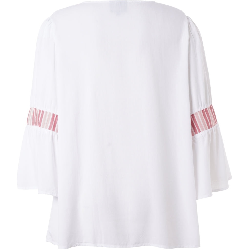 Studio SJamila shirt Shirt Offwhite + rosa stripes