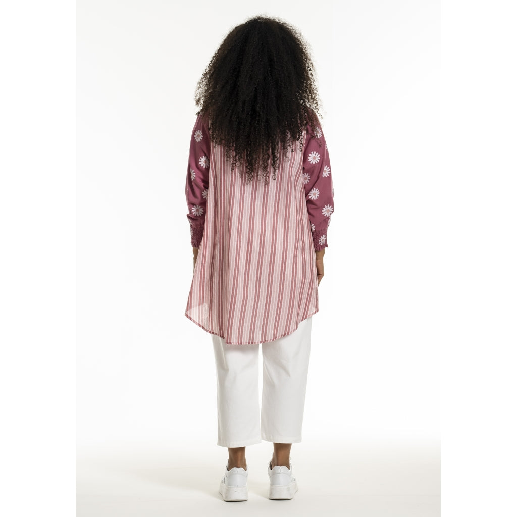 Studio SJuliana Shirt Shirt Old rose with flowers