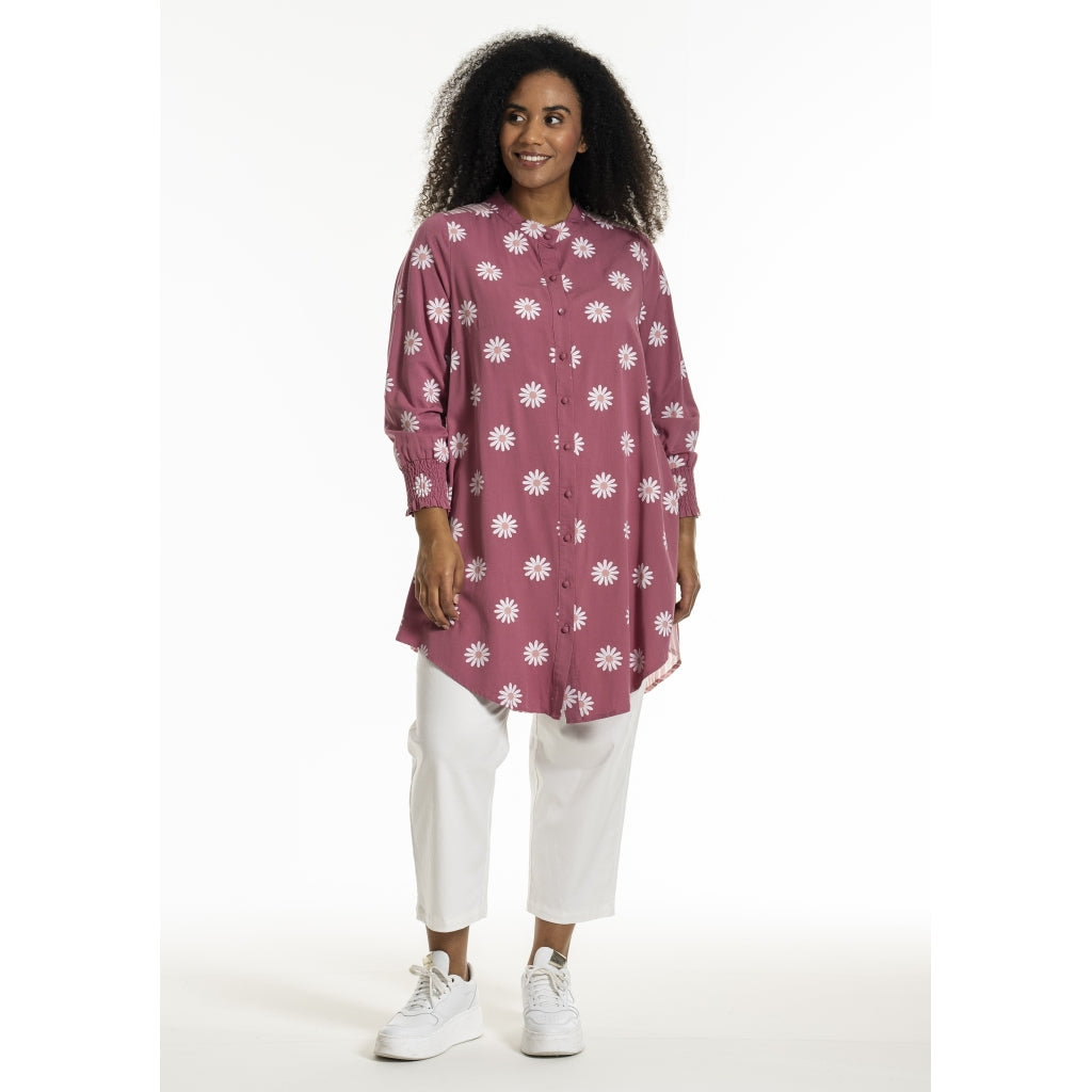 Studio SJuliana Shirt Shirt Old rose with flowers