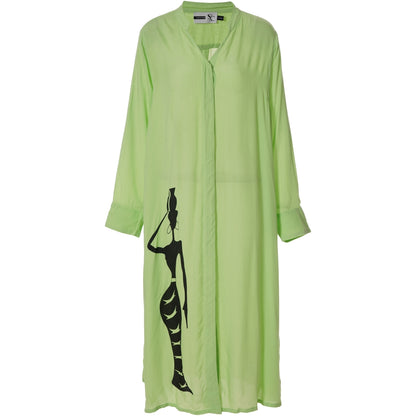 Studio Jean Shirt Dress Shirt Dress Lime