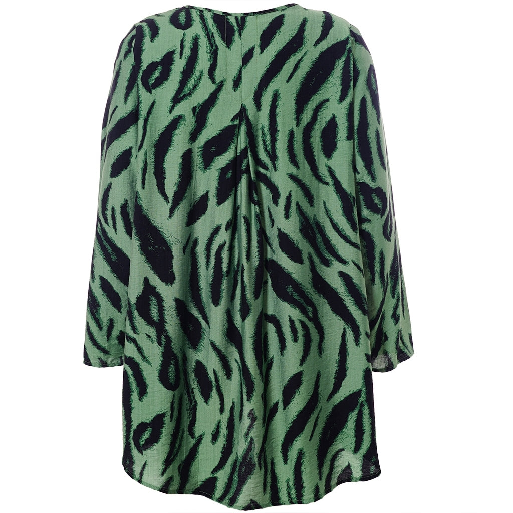 Studio SBerit Blouse Blouse Black green clouds