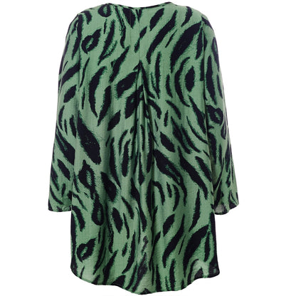 Studio SBerit Blouse Blouse Black green clouds