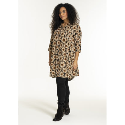 Studio SBirgitte Dress Dress Black with brown large flowers