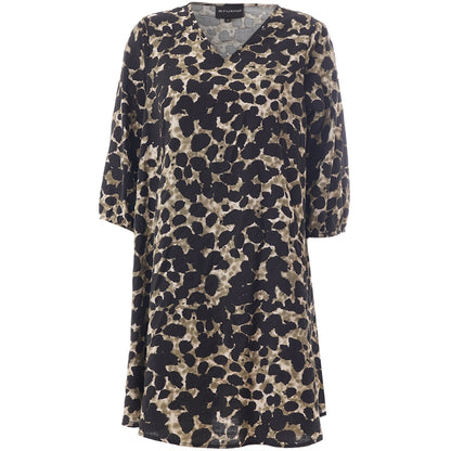 Studio SBirgitte Dress Dress Black with green clouds