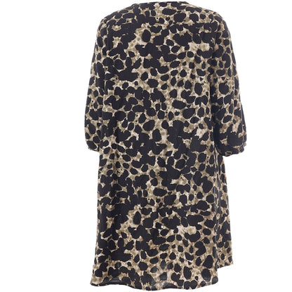 Studio SBirgitte Dress Dress Black with green clouds