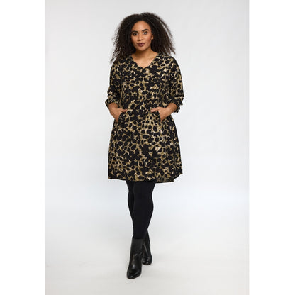 Studio SBirgitte Dress Dress Black with green clouds