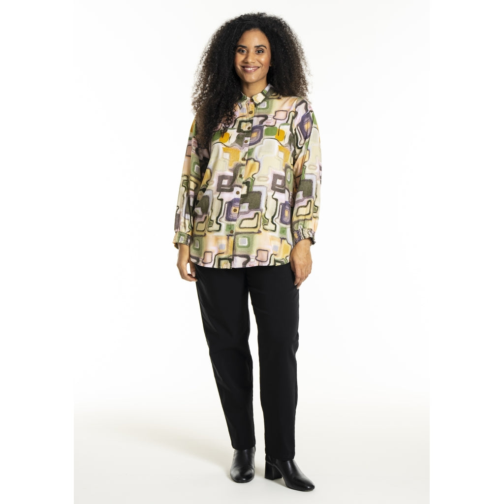 Studio SBitta Shirt Shirt Mix pattern green print