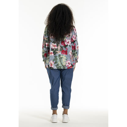 Studio SBonni Shirt Shirt Stripe with flower print