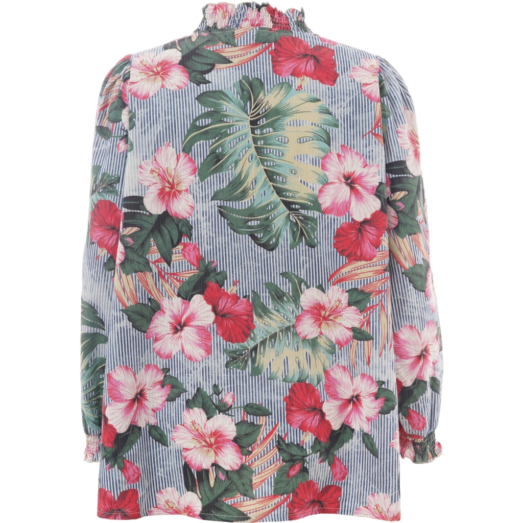 Studio SBonni Shirt Shirt Stripe with flower print