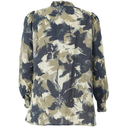 Studio SBonni Shirt Shirt Green black flowers