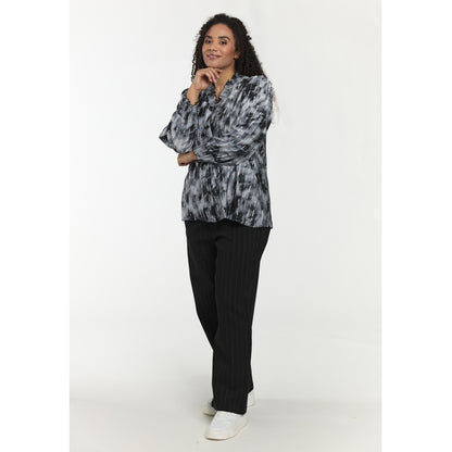 Studio SBonni Shirt Shirt Black grey batik