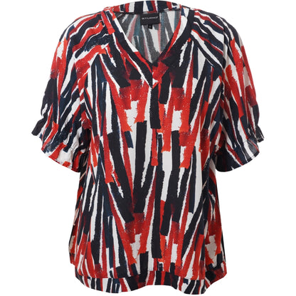 Studio SDasie Blouse Blouse White with red stripes