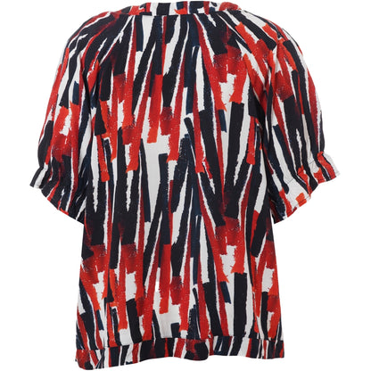 Studio SDasie Blouse Blouse White with red stripes