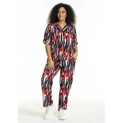 Studio SDasie Blouse Blouse White with red stripes