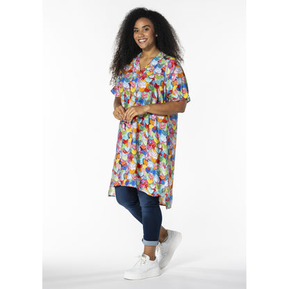 Studio SElma Shirt new sleeve Shirt Colorfull Flowers