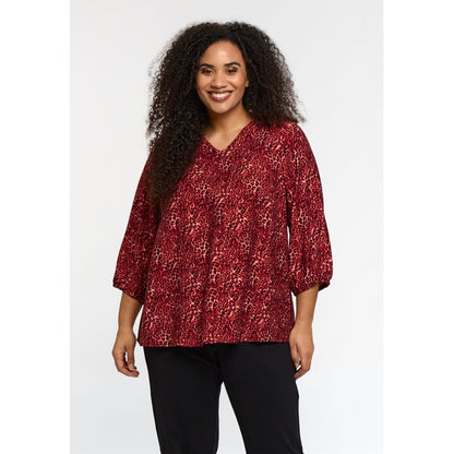 Studio SEmmy Blouse Blouse Black/red animal print