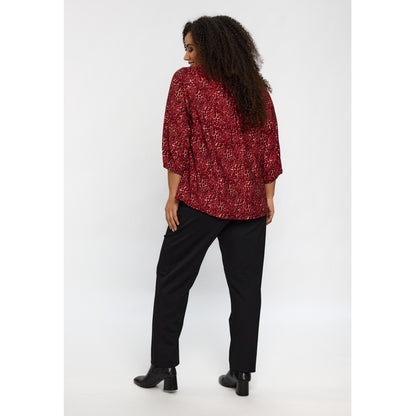 Studio SEmmy Blouse Blouse Black/red animal print