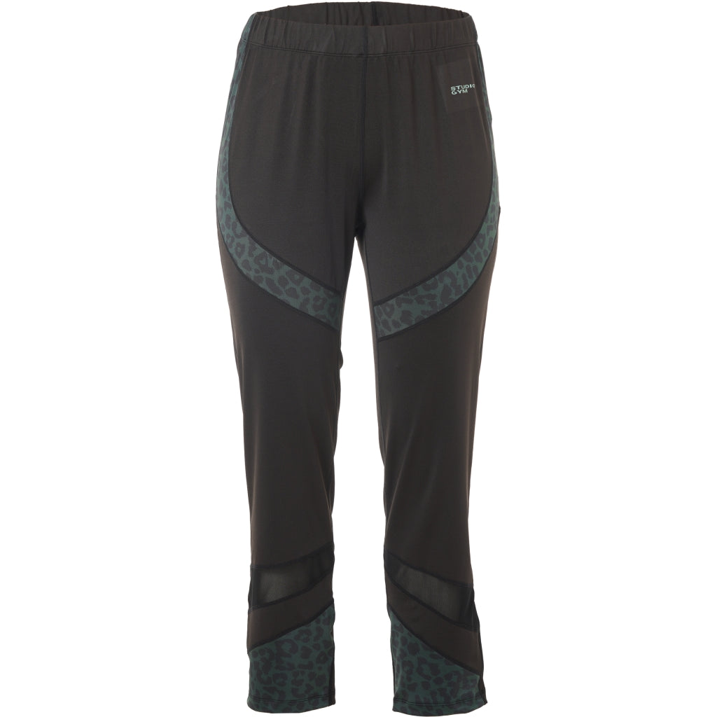 Studio SFitness Leggings Leggings Black with dusty green