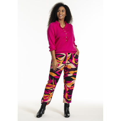 Studio SGry Trousers Trousers Black pink and orange stripes