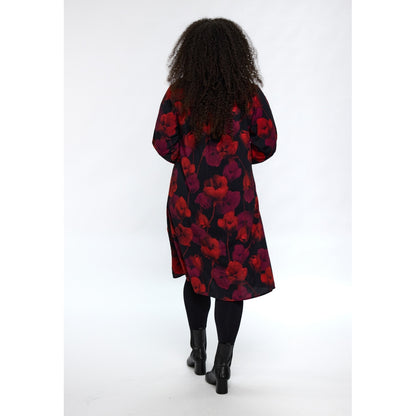 Studio SGunda Dress Dress Black with Red Flower
