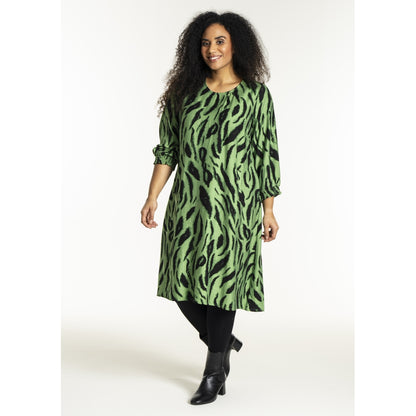 Studio SGunnel Dress Dress Black green clouds