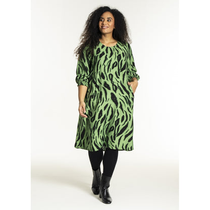 Studio SGunnel Dress Dress Black green clouds