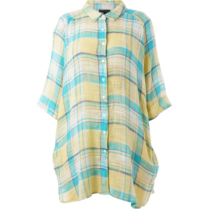 Studio SGyda Shirt Shirt Blue yellow check