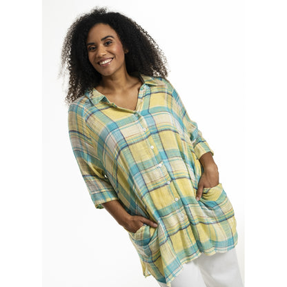 Studio SGyda Shirt Shirt Blue yellow check