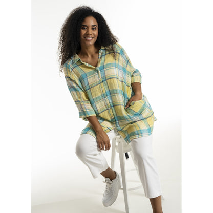 Studio SGyda Shirt Shirt Blue yellow check