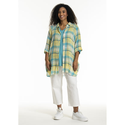 Studio SGyda Shirt Shirt Blue yellow check