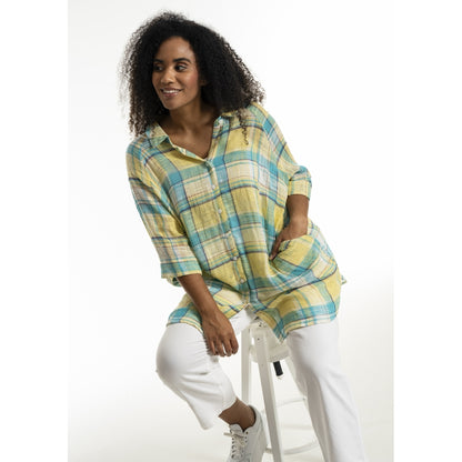 Studio SGyda Shirt Shirt Blue yellow check