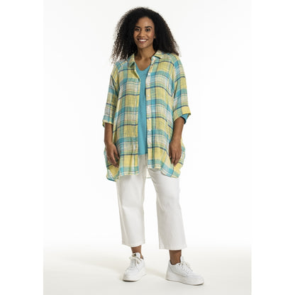 Studio SGyda Shirt Shirt Blue yellow check