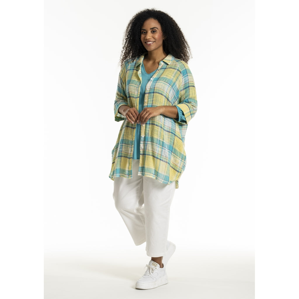 Studio SGyda Shirt Shirt Blue yellow check
