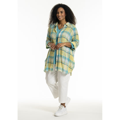 Studio SGyda Shirt Shirt Blue yellow check