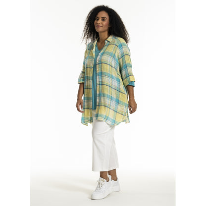 Studio SGyda Shirt Shirt Blue yellow check
