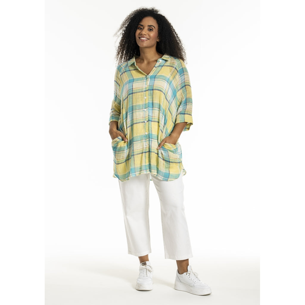 Studio SGyda Shirt Shirt Blue yellow check