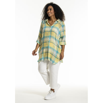 Studio SGyda Shirt Shirt Blue yellow check