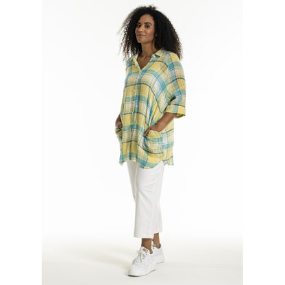 Studio SGyda Shirt Shirt Blue yellow check