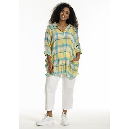 Studio SGyda Shirt Shirt Blue yellow check