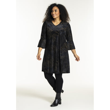 Studio SHelda Dress Dress Navy/gold flock