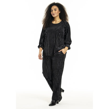 Studio SHerla Trousers Trousers black with Silver