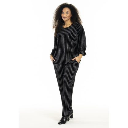 Studio SHerla Trousers Trousers black with Silver