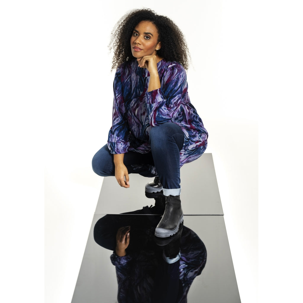 Studio SIngebrit Tunic Tunic Purple Printed