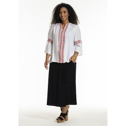 Studio SJamila shirt Shirt Offwhite + rosa stripes