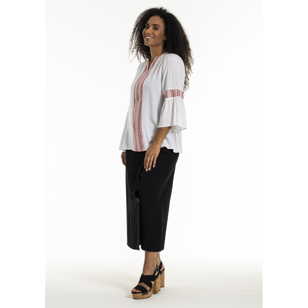 Studio SJamila shirt Shirt Offwhite + rosa stripes
