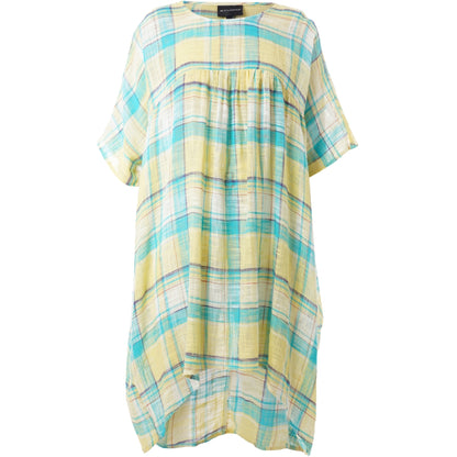 Studio SJanita Dress Dress Blue yellow check