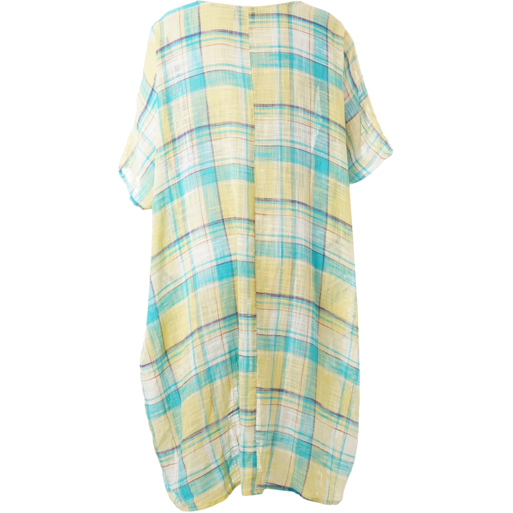 Studio SJanita Dress Dress Blue yellow check