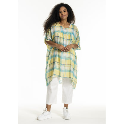Studio SJanita Dress Dress Blue yellow check