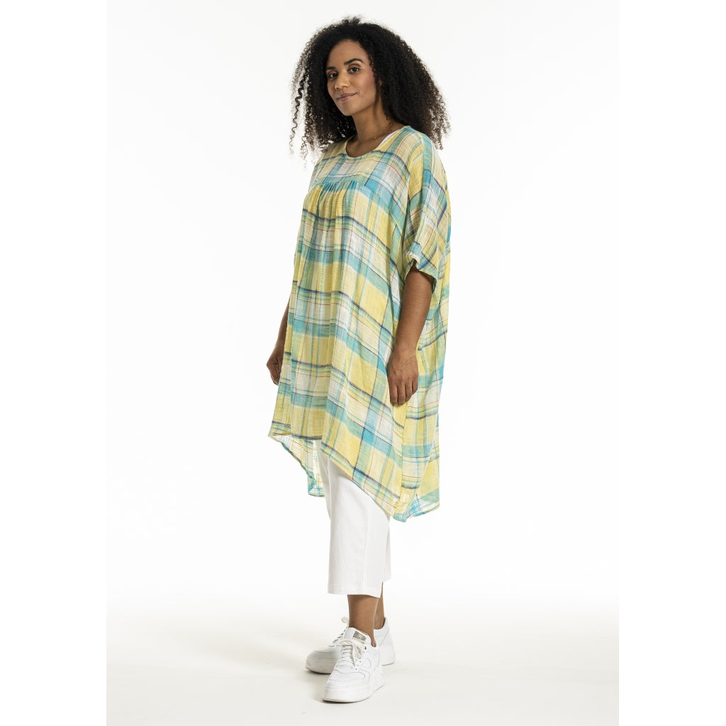 Studio SJanita Dress Dress Blue yellow check